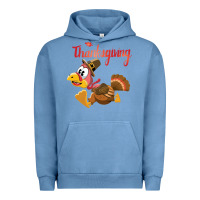 Pigment Pebble Blue Thanksgiving family Urban Hoodie - tuanDangUi