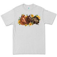 Dove Grey western horses Premium Tee - MaliasSmallBusiness