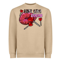 Mushroom lips like sugar olivia Heavyweight Sweatshirt - OliviaCreatesArt