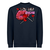 Navy lips like sugar olivia Heavyweight Sweatshirt - OliviaCreatesArt
