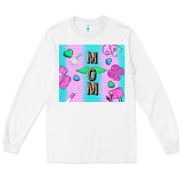 White nurse mom mother’s day Long Sleeve Tee - TumblerDesignByShophia