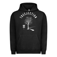 Pigment Black Disc Golf Funny Sports Tree Disc Golf Player Urban Hoodie - tuanDangUi