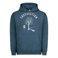 Pigment Midnight Navy Disc Golf Funny Sports Tree Disc Golf Player Urban Hoodie - tuanDangUi