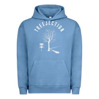 Pigment Pebble Blue Disc Golf Funny Sports Tree Disc Golf Player Urban Hoodie - tuanDangUi