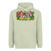 Matcha Merry Christmas Heavyweight Hoodie - CowhideDigitalArt