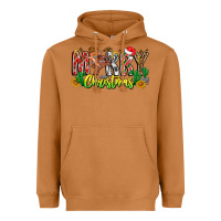 Meerkat Merry Christmas Heavyweight Hoodie - CowhideDigitalArt