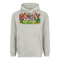 Moon Dust Merry Christmas Heavyweight Hoodie - CowhideDigitalArt