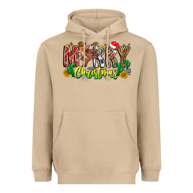 Merry Christmas Heavyweight Hoodie by CowhideDigitalArt | Teevron