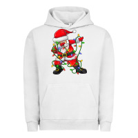 Pigment Lunar Rock Dabbing Santa Christmas Tree Lights Urban Hoodie - tuanDangUi