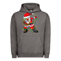 Pigment Tornado Dabbing Santa Christmas Tree Lights Urban Hoodie - tuanDangUi