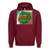 Burgundy football is my favorite season tumbler Zipper Hoodie - BundleAndBundleShop