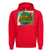 Red football is my favorite season tumbler Zipper Hoodie - BundleAndBundleShop