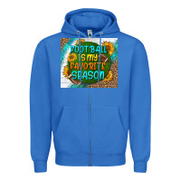 True Royal football is my favorite season tumbler Zipper Hoodie - BundleAndBundleShop