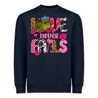 Navy love never fails with prince frog  olivia Heavyweight Sweatshirt - OliviaCreatesArt