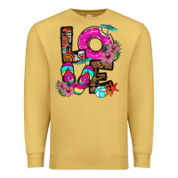 Antique Gold Love Summer Premium Sweatshirt - CowhideDigitalArt