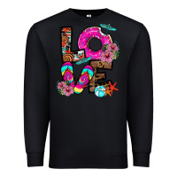 Black Love Summer Premium Sweatshirt - CowhideDigitalArt