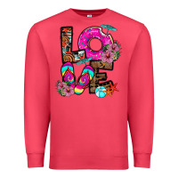 Cardinal Love Summer Premium Sweatshirt - CowhideDigitalArt