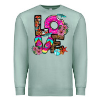 Seafoam Love Summer Premium Sweatshirt - CowhideDigitalArt