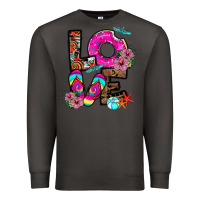 Smoke Love Summer Premium Sweatshirt - CowhideDigitalArt