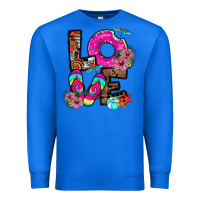 True Royal Love Summer Premium Sweatshirt - CowhideDigitalArt