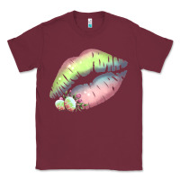 Burgundy Pastel Color Easter Lips Classic Tee - Bettercallsaul
