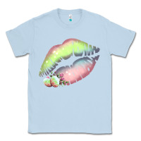 Dusty Blue Pastel Color Easter Lips Classic Tee - Bettercallsaul