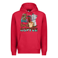 Cardinal coffee cups but first coffee bbs Premium Hoodie - BundleAndBundleShop