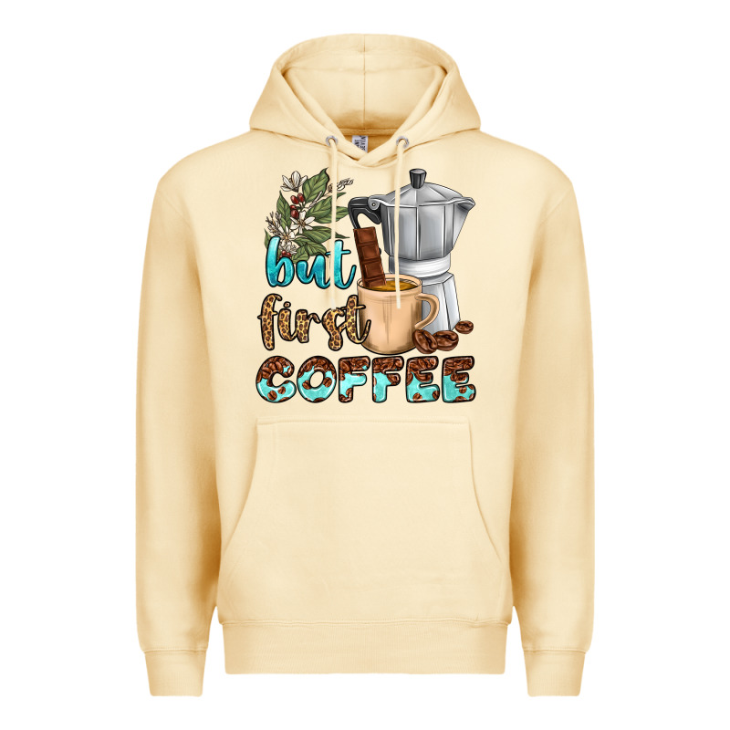 Coffee Cups But First Coffee Bbs Premium Hoodie by BundleAndBundleShop | Teevron