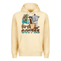 Pina Colada coffee cups but first coffee bbs Premium Hoodie - BundleAndBundleShop