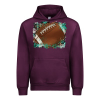 Mauve Wine sports football background Urban Hoodie - Artiststas