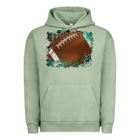 Pigment Oil Green sports football background Urban Hoodie - Artiststas