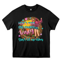 Black heres your one chance fancy Heavy Core Tee - NancyCooperArtShop