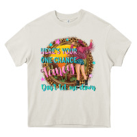 Cream heres your one chance fancy Heavy Core Tee - NancyCooperArtShop