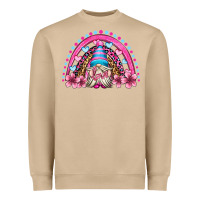 Mushroom valentine's day rainbow gnome olivia Heavyweight Sweatshirt - OliviaCreatesArt