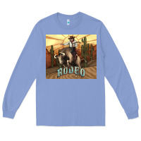 Colony Blue Rodeo Cowboy bullfighter western 20oz skinny Long Sleeve Tee - HowdyJamesFarm
