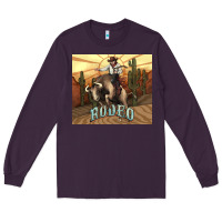 Plum Rodeo Cowboy bullfighter western 20oz skinny Long Sleeve Tee - HowdyJamesFarm