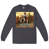 Smoke Rodeo Cowboy bullfighter western 20oz skinny Long Sleeve Tee - HowdyJamesFarm