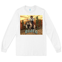 White Rodeo Cowboy bullfighter western 20oz skinny Long Sleeve Tee - HowdyJamesFarm