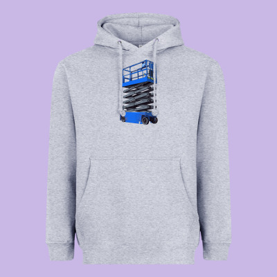 Scissor Lift Heavyweight Hoodie Designed By Lillyallendesigns
