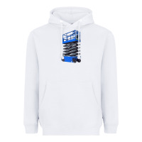 White scissor lift Heavyweight Hoodie - LillyAllenDesigns