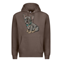 Coffee french bulldog Premium Hoodie - RanaPortraitStore