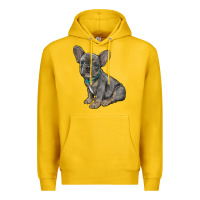 Lemon french bulldog Premium Hoodie - RanaPortraitStore