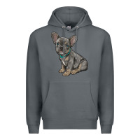 Rock french bulldog Premium Hoodie - RanaPortraitStore