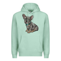 Seafoam french bulldog Premium Hoodie - RanaPortraitStore