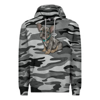 Slate Camo french bulldog Premium Hoodie - RanaPortraitStore