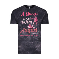 Cloud Black A Queen Was Born In August 1965 Happy Birthday To Me 55 Years Old Vintage Tee - Bettercallsaul