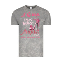 Cloud Rock A Queen Was Born In August 1965 Happy Birthday To Me 55 Years Old Vintage Tee - Bettercallsaul