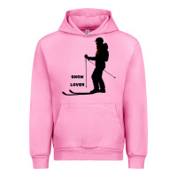 Fuchsia Pink nighttime ski adventure Urban Hoodie - tuanDangUi