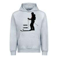 Heather Grey nighttime ski adventure Urban Hoodie - tuanDangUi