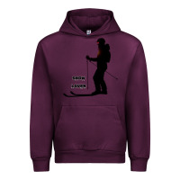 Mauve Wine nighttime ski adventure Urban Hoodie - tuanDangUi